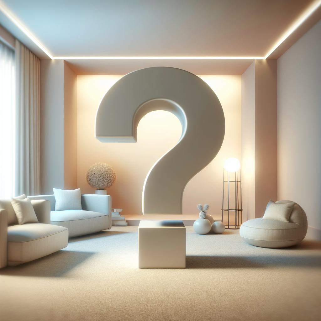 Stylized question mark